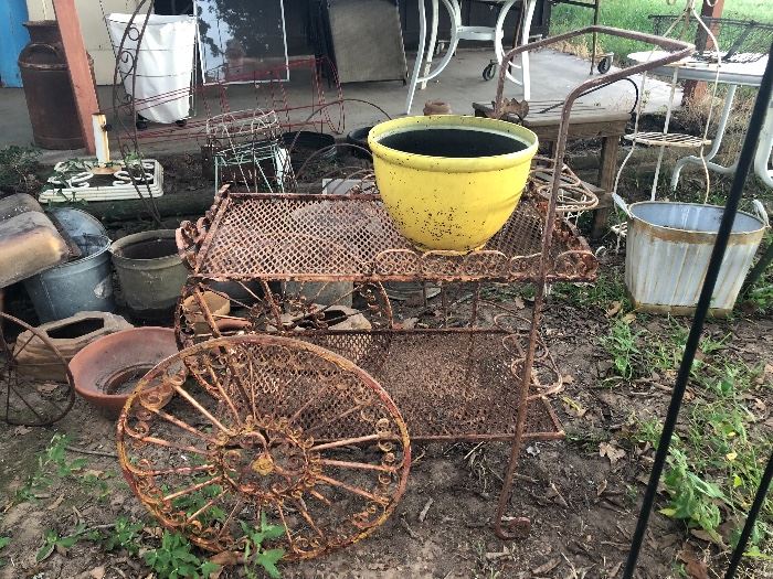Tea Cart ready for the garden!