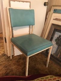 Pair of turquoise chairs - so adorable!