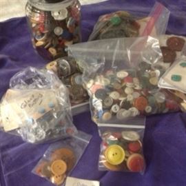 For the button collector! Lots of buttons for sale.