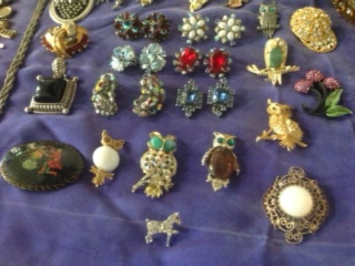 Vintage Owl Jewelry
