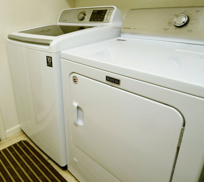 Washer and Dryer. Maytag Gas dryer only 3 months old.                                                                                               Samsung Clothes Washer
4.5 cu. ft. Top Load Washer with VRT
Model:  WA45H7000AW/A2                                         Maytag Clothes Dryer (Gas)
7.0 CU. FT. LARGE CAPACITY DRYER WITH WRINKLE CONTROL
Model:  MGDC215EW2                                                     