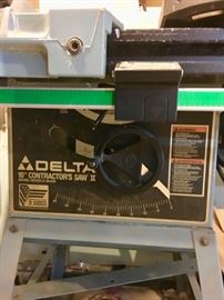 DELTA 10" CONTRACTOR SAW 2