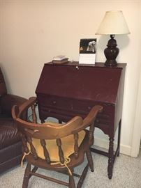 Small antique secretary desk.