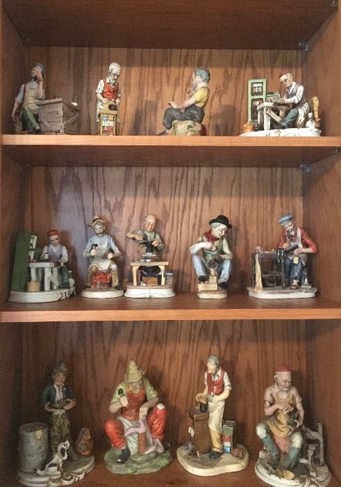 Large collection  “cobbler themed” figurines.