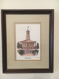 Several framed prints by Phil Ponder, some signed.