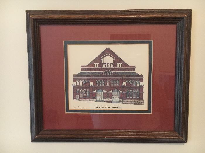 Several framed prints by Phil Ponder, some signed.