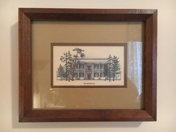 Several framed prints by Phil Ponder, some signed.