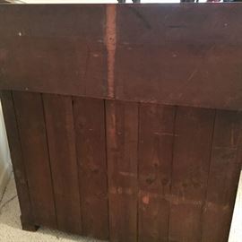 Antique 1800s pine sideboard/buffet, hand-planed with dovetailed drawers.