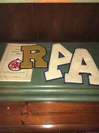 Vintage chenille letters. What did YOU letter in?