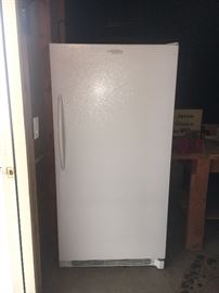 2007 Electrolux upright freezer.