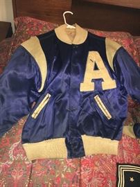1960s letterman jacket.