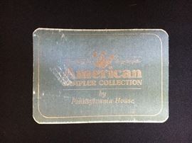 Rattan chair and ottoman by Pennsylvania House, American Sampler Collection.