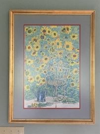  Right and cheerful framed print by Helen Paul.