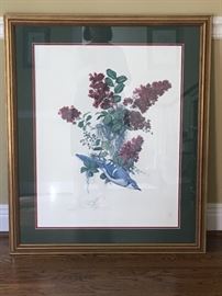 C. Ford Riley framed limited edition print, signed and numbered, raised seal.