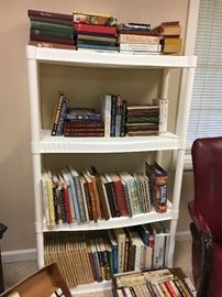 Books--cookbooks, religious, inspiration, novels and children's.
