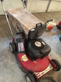 Toro push mower.