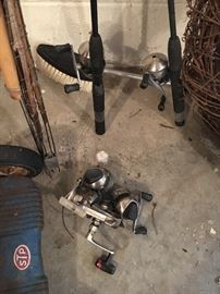 Fishing items--reels.