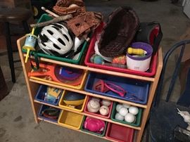 Kid's sports items.