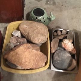Interesting rock specimens.