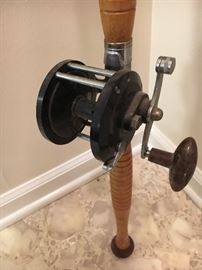 Horrocks fly rod and reel and Brodin net.