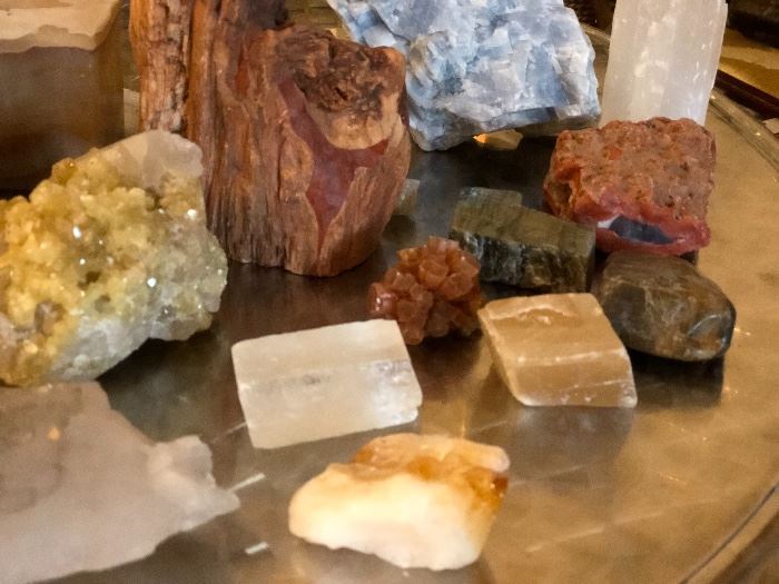 Assorted stones and minerals 