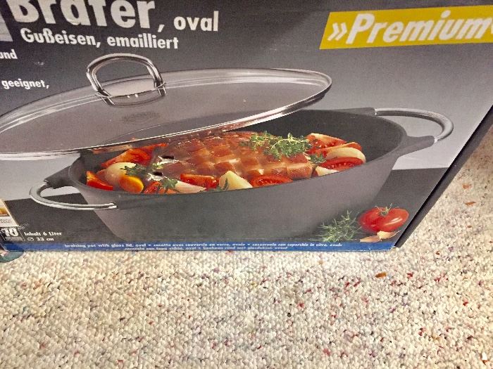 New in box cookware