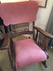 Oak rocker