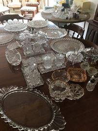 Large collection of crystal