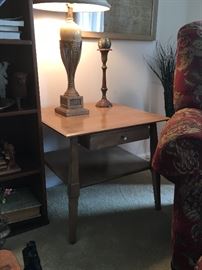 Heywood Wakefield nightstand in Sable finish from the “Cadence” collection