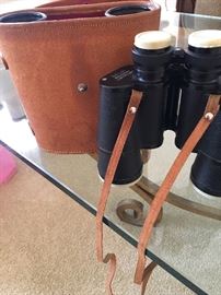 2 vintage binoculars