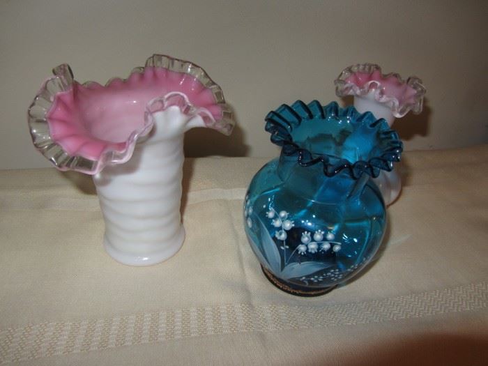 Opalescent Glass Vases
