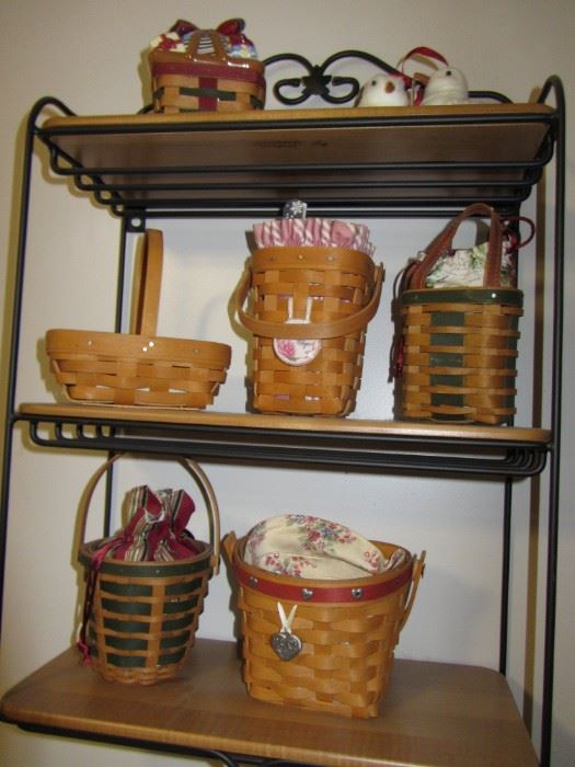 Longaberger Baskets- this is just a small sample of the over 100 that are here