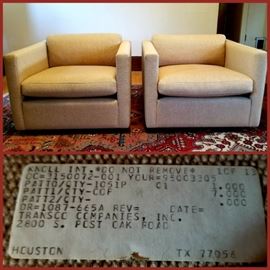 Pair of Knoll Pfister Lounge Chairs