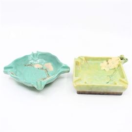 Pair of Roseville Ashtrays Including "Wincraft" and "Ming Tree"