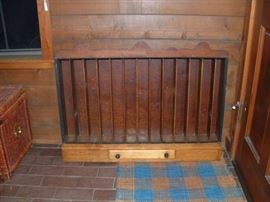 Wooden Cigarette Rack, front -- from old general store near Neville Plantation