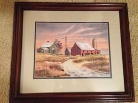 ALL sorts of ORIGINAL ART: Red Barn by Ingrid Meegan