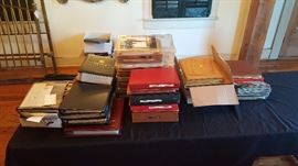 Antique stamp collection covers an entire table: BEP Souvenir Cards, 1st Day Covers, Sheets of Stamps -- NOT JUNK. Retail value exceeds $3,000 and being sold for less than 50% of demonstrated retail value.