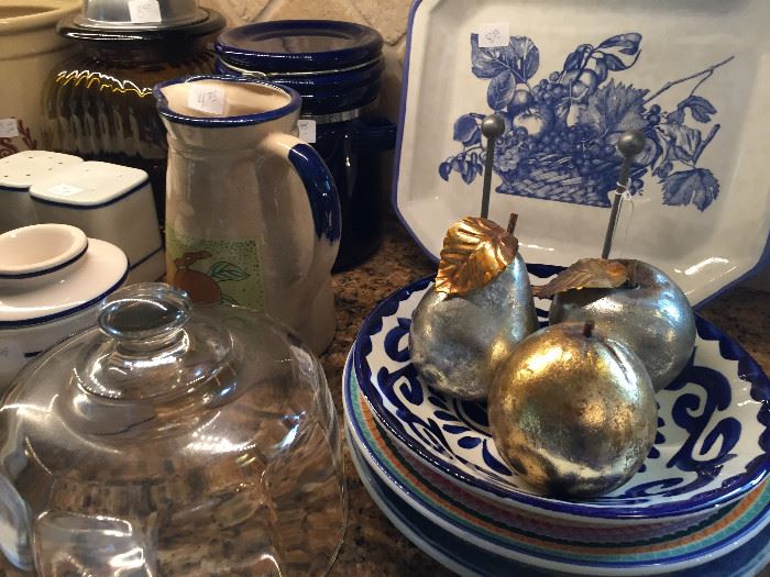 Blue and White dishes 