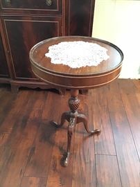 Antique round side  table