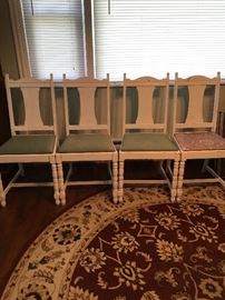 4 Shabby Chic Chairs