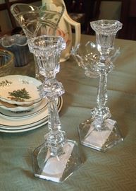 CYRSTAL CANDLE HOLDERS
