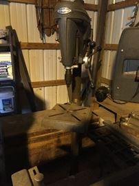 a drill press