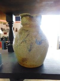 Signed Swanson  Pottery Pitcher 