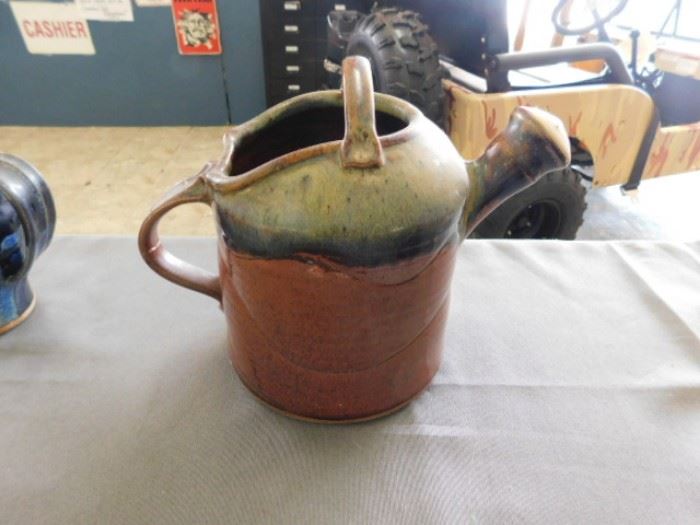 Clay Pottery Watering Pitcher 
