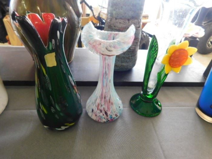Art Glass Vases 