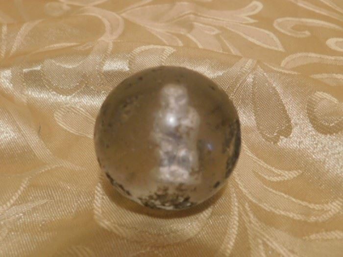 Vintage Sulphide Marble with monkey inside