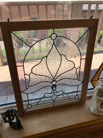stained glass hanging
