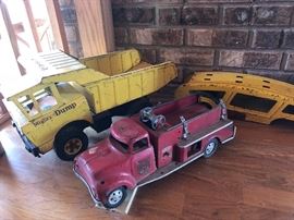 vintage metal toys