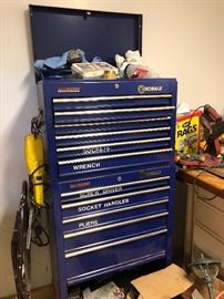 Kobalt tool chest, tools