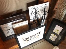 Original artwork, framed prints